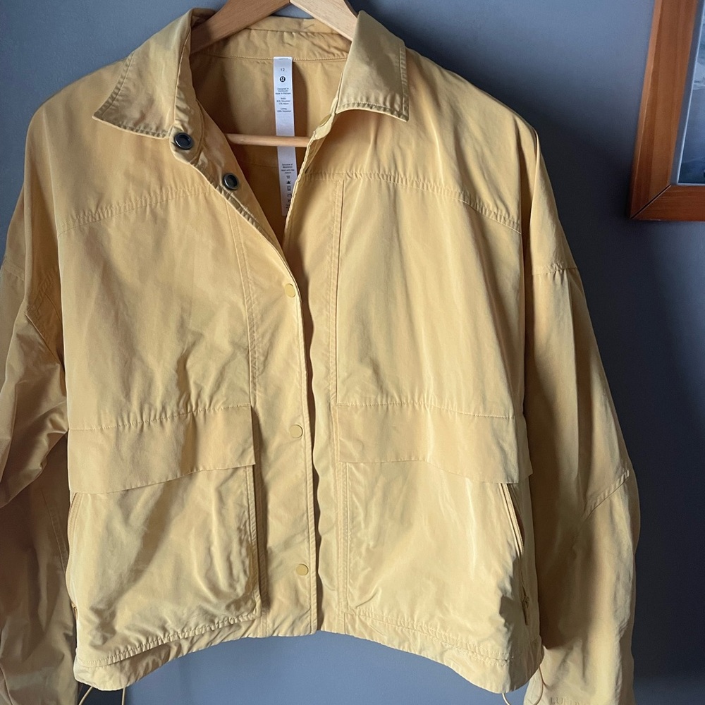 lululemon athletica light mustard Utility Jacket